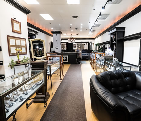 fagan diamond jewelers store interior