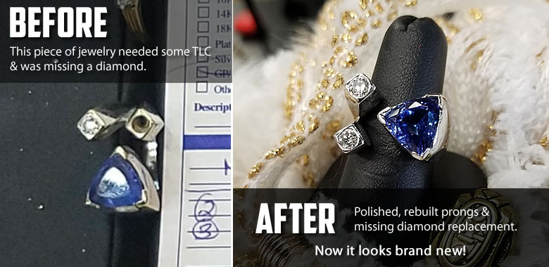 Fagan DIamond Jewelers Repair, Polish & Clean